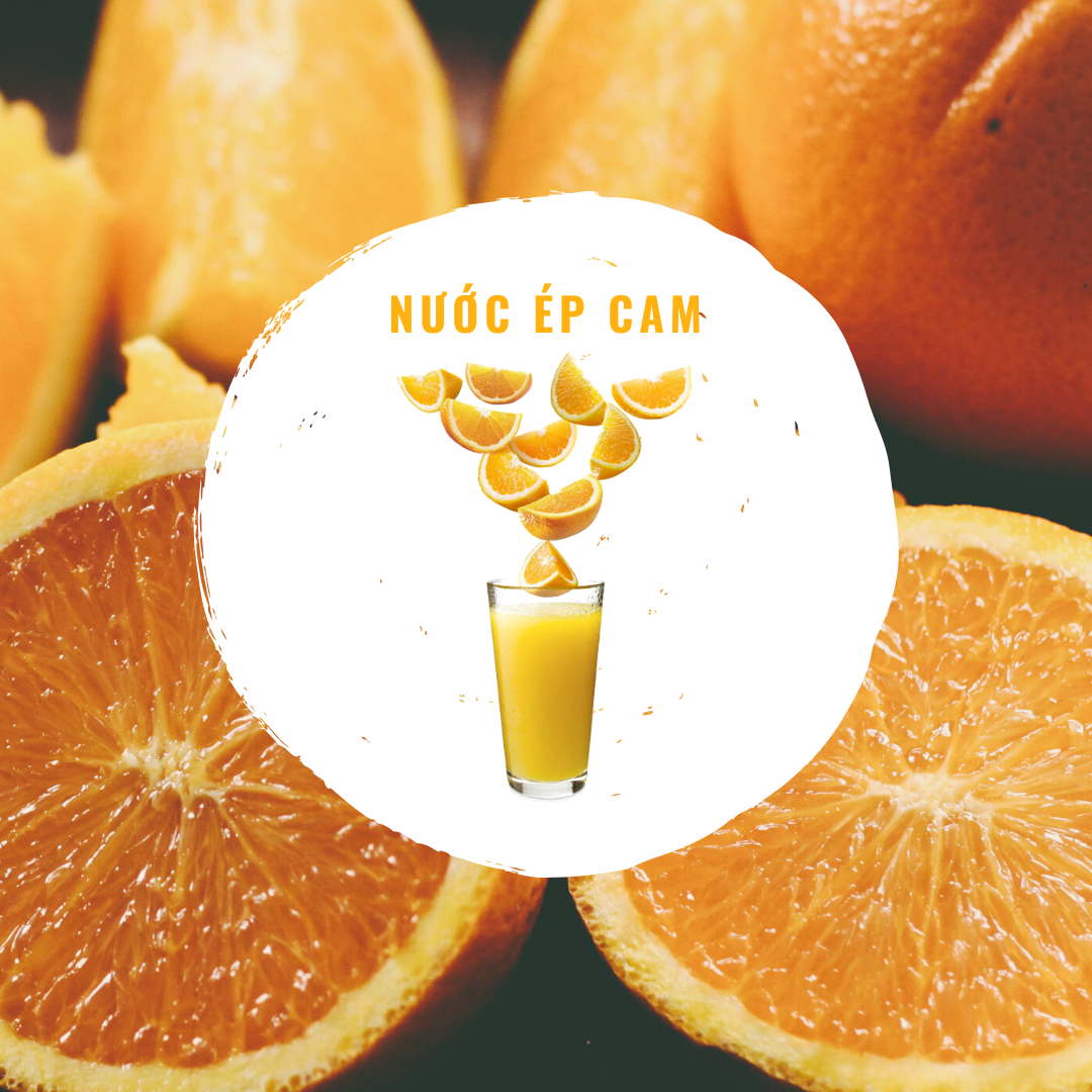 Nước ép cam giàu vitamin C