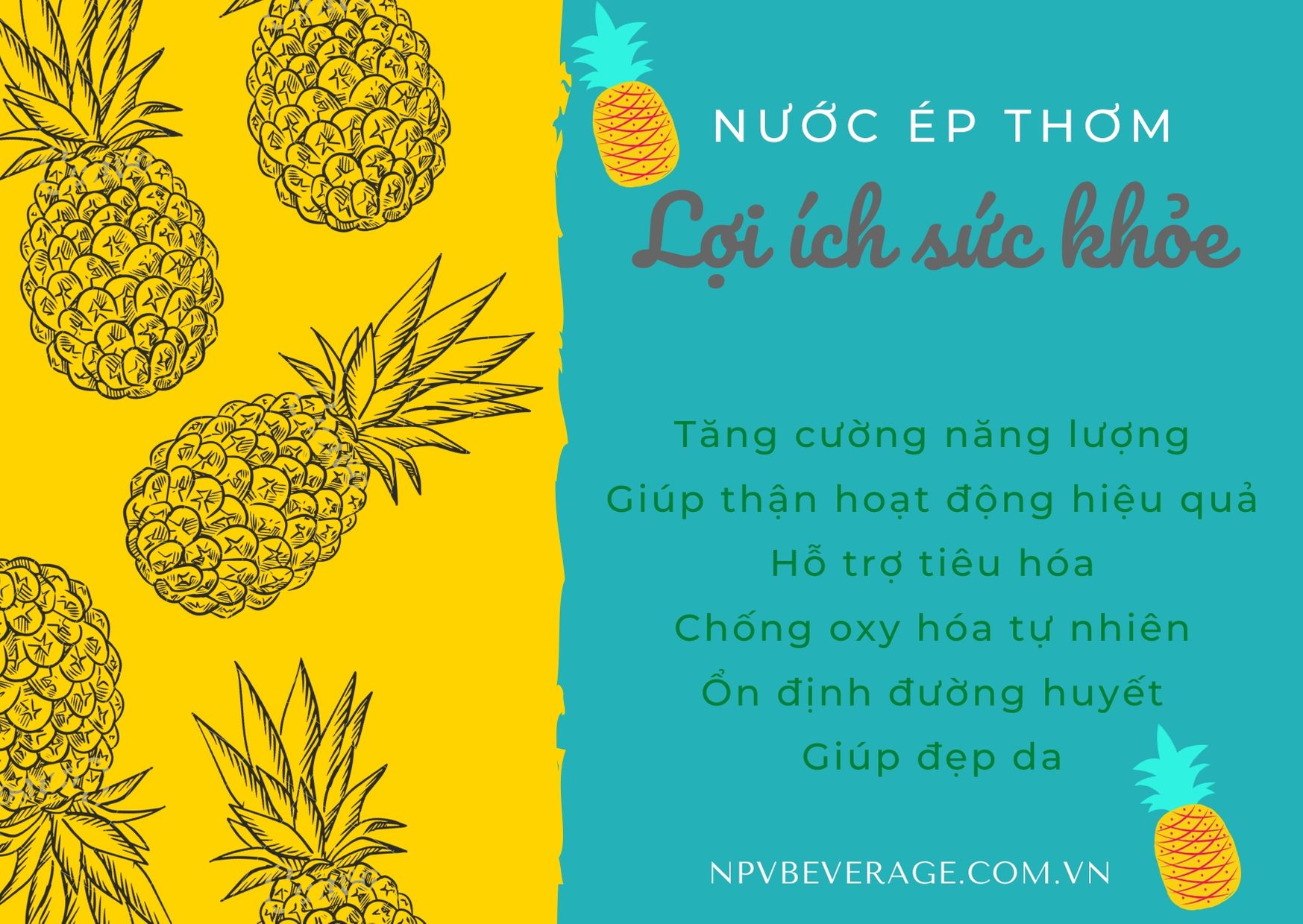 Nước ép thơm rất tốt cho sức khỏe