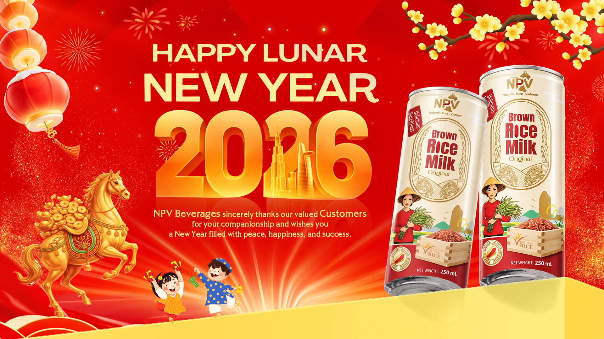 NPV Beverages Chào Đón Năm Bính Ngọ 2026: Thông Báo Nghỉ Tết Âm Lịch và Tầm Nhìn Bứt Phá Phía Trước