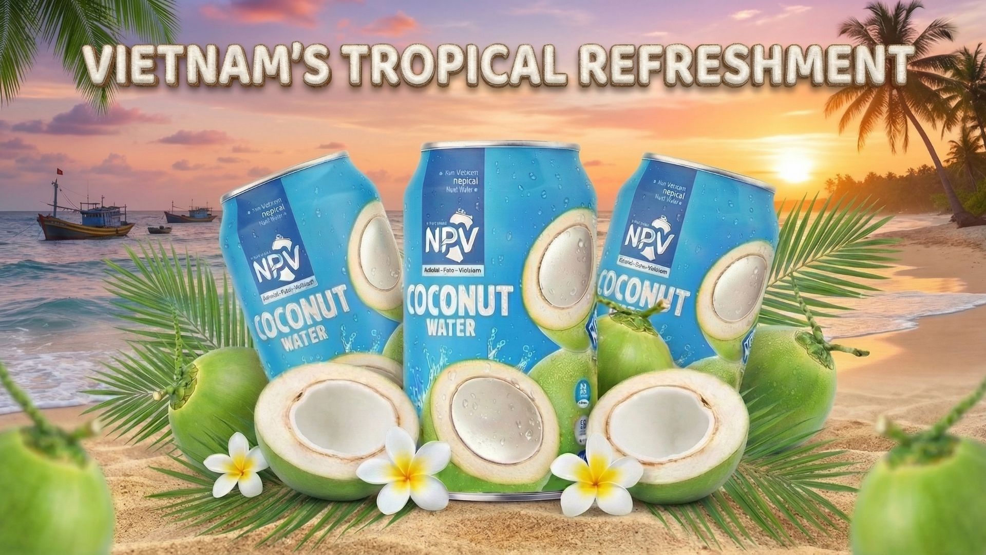 Nước Dừa Nguyên Bản Từ Nhiệt Đới Việt Nam Vươn Ra Thế Giới